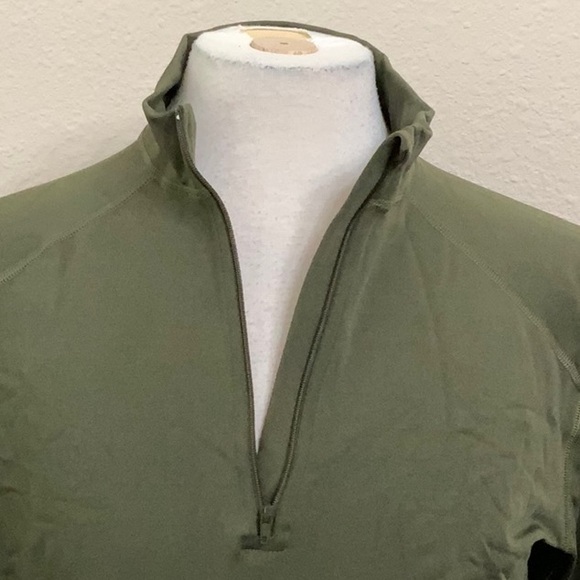 PolarMax 4.0 HEAVYWEIGHT ZIP MOCK - OD Green - Picture 4 of 15